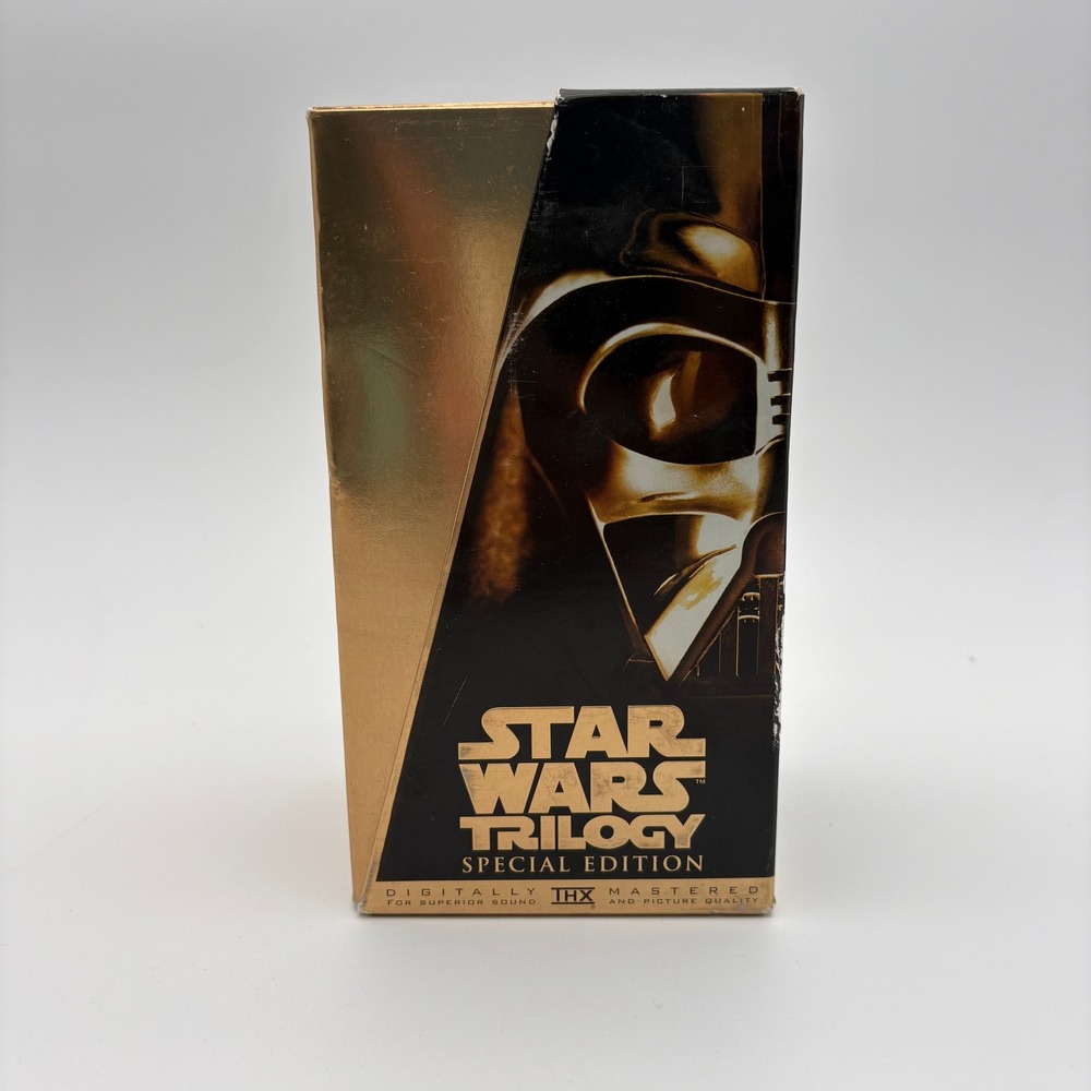 Star Wars Trilogy Special Edition‎ VHS Gold Box Set 1997 THX Mastered 3 Tapes